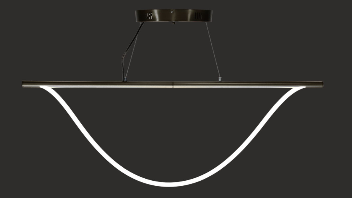 CRFE Smile curved braided LED rope pendant