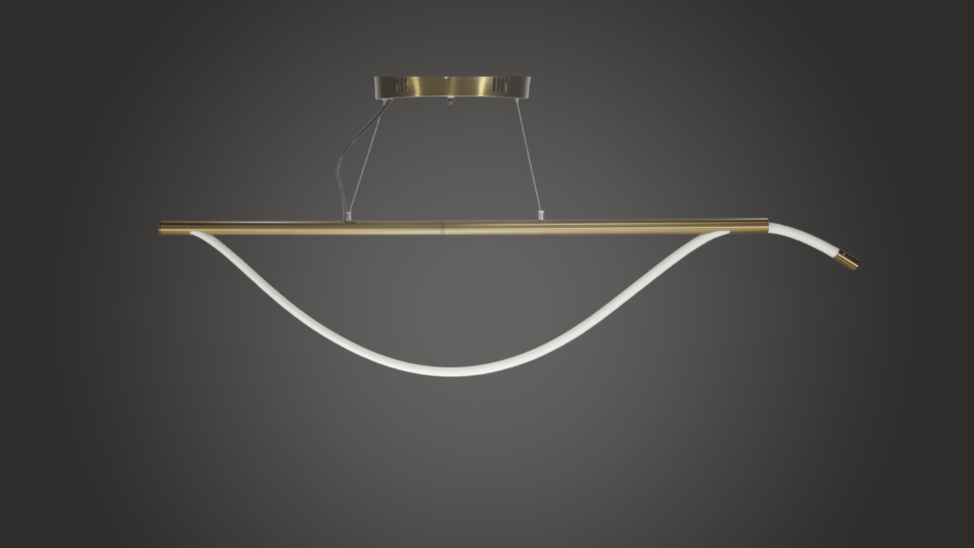 CRFE Seahorse sculptural braided LED rope light 4000K