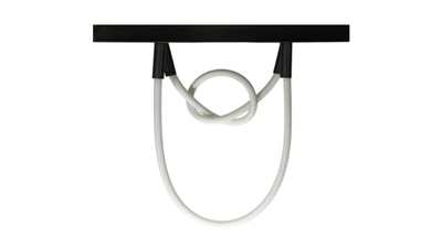 CRFE Kuta softly curved braided LED rope pendant