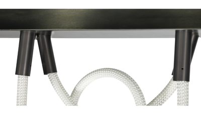 CRFE Kuta softly curved braided LED rope pendant