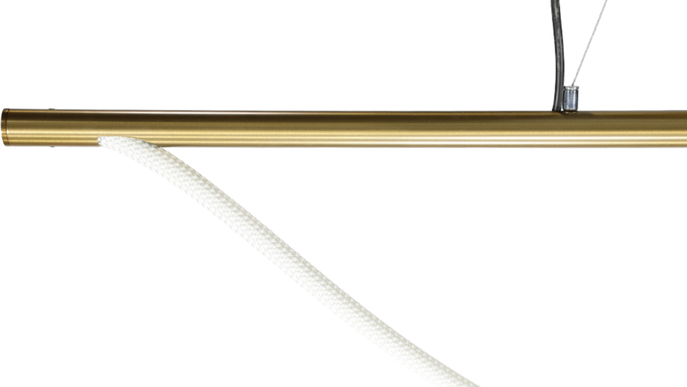 CRFE Seahorse sculptural braided LED rope light 4000K