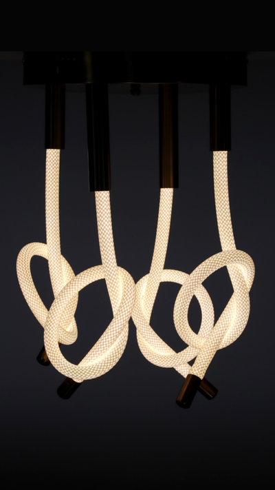 CRFE Knots knotted braided LED rope lighting