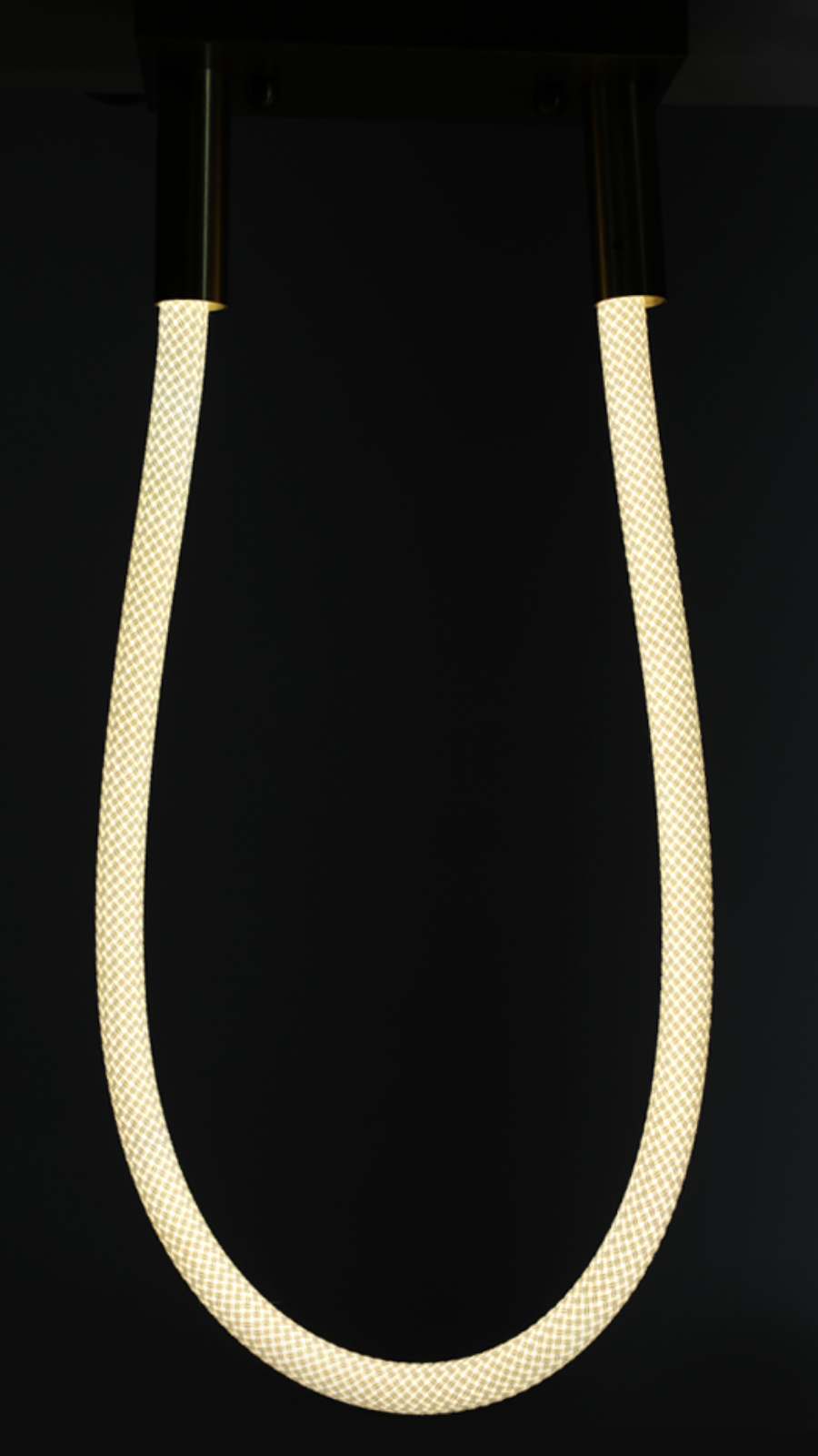 CRFE Circ circular braided LED rope pendant