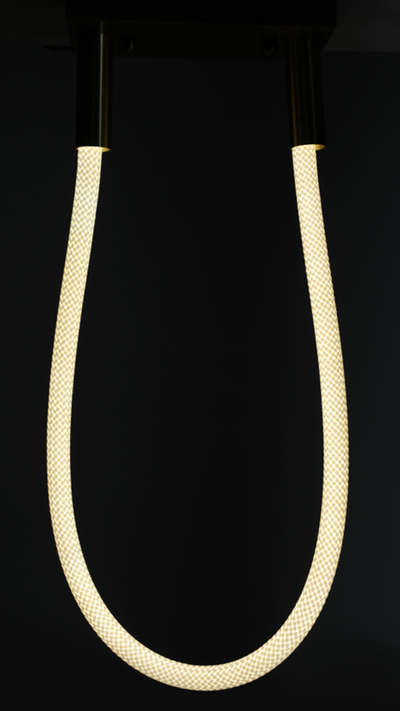 CRFE Circ circular braided LED rope pendant